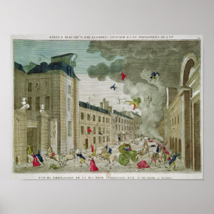 Poster L'assassinat essayé de Napoleon Bonaparte