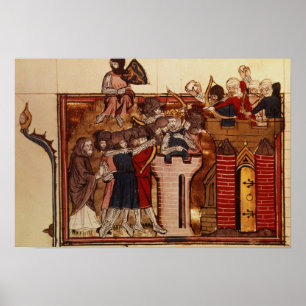 Poster L'assaut de croisé sur Jérusalem