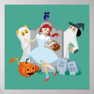 Poster L'Assistant D'Oz™ Dorothy Halloween Joyeuse Dans