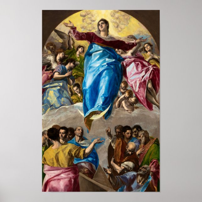 Poster L'Assomption de la Vierge par El Greco (Devant)