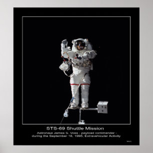 Poster L'astronaute James S. Voss