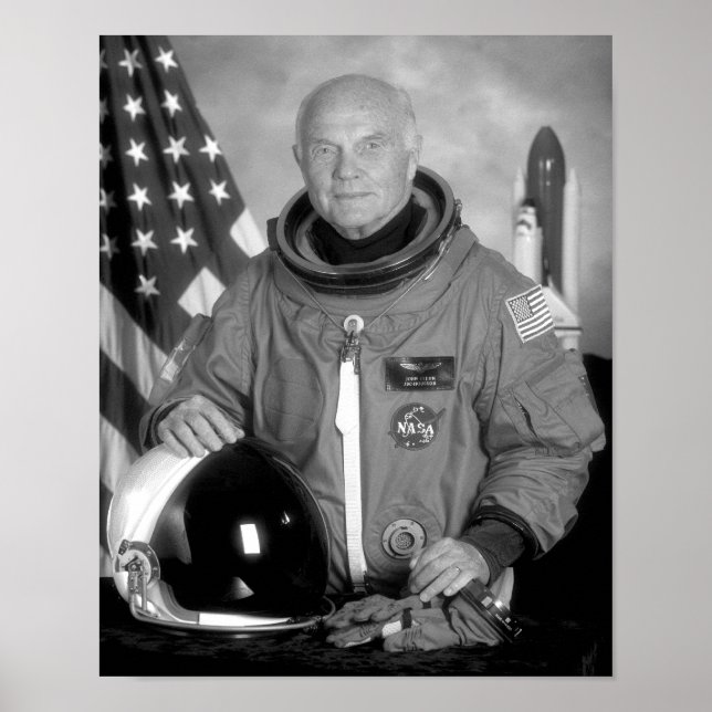 Poster L'astronaute John Glenn (Devant)