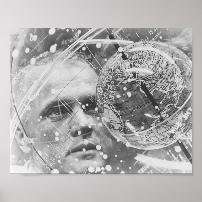 Poster L'astronaute John Glenn s'entraîne pour l'amitié 7 (Devant)
