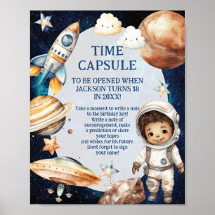 Poster L'Astronaute Premier Voyage Autour De La Capsule S
