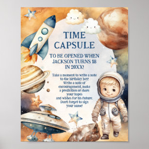 Poster L'Astronaute Premier Voyage Autour De La Capsule S