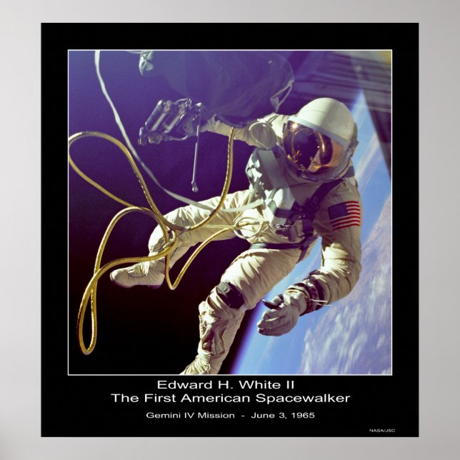 Poster L'astronaute Russell L. Schweickart Apollo 9 Missi (Devant)