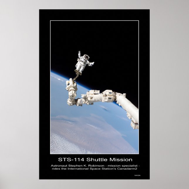 Poster L'astronaute Stephen K. Robinson (Devant)
