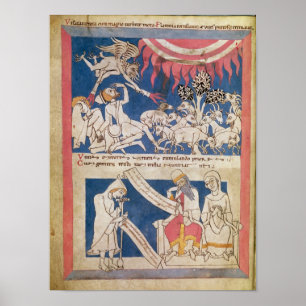 Poster Latin 7253 15 675, f.4v : Travail testé par Dieu