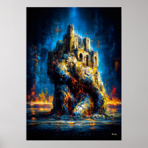Poster L'Atlas de la Ruine – Expressionnisme Monumental