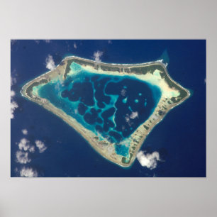Poster L'atoll d'Atafu au Tokélao