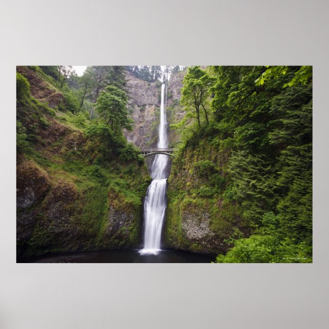 Poster Latourell Falls & Bridge Columbia River Gorge (Devant)