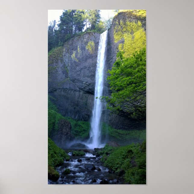 Poster Latourell Falls, Oregon (Devant)