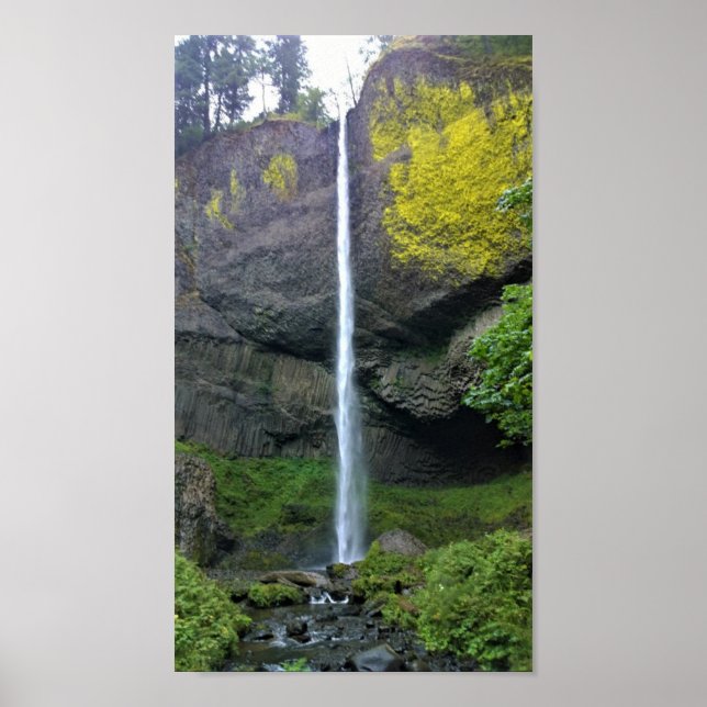 Poster Latourell Falls, Oregon (Devant)