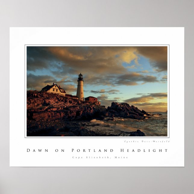 Poster L'aube au phare de Portland (Devant)