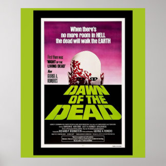 Poster L'aube du Vintage mort