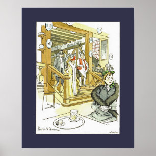 Poster L'Auberge des Adrets ~P. Vidal ~*Modifier la coule