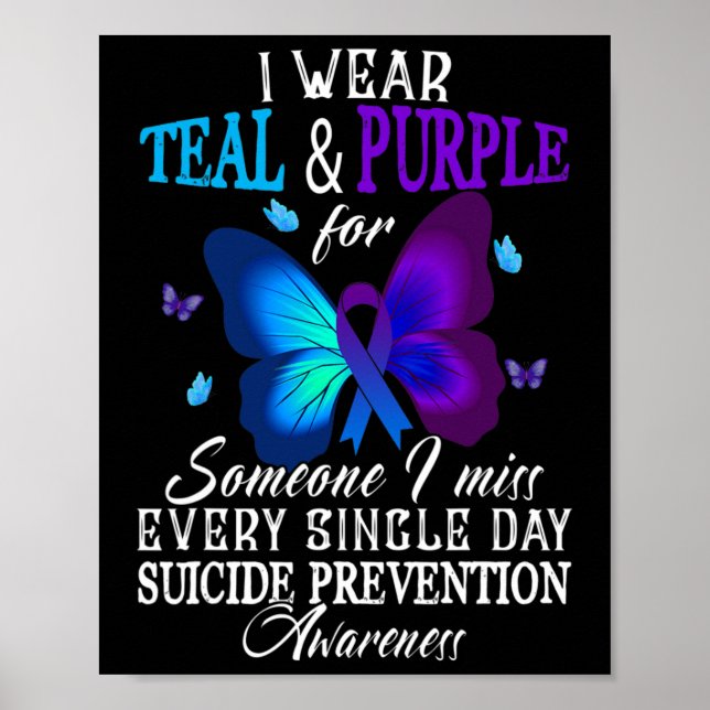 Poster Lauréats turquoises et violets de la prévention du (Devant)