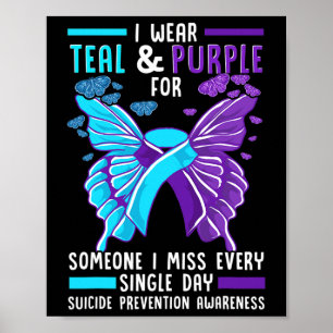 Poster Lauréats turquoises et violets de la prévention du