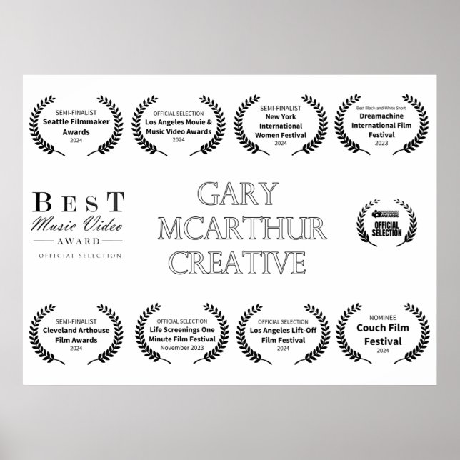 Poster Laurels commémoratifs (Devant)