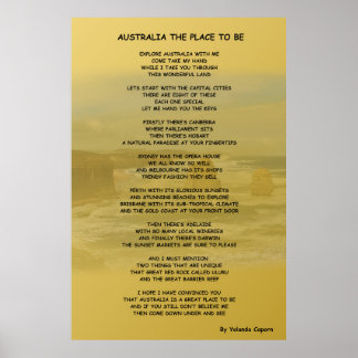 Poster L'Australie, l'affiche