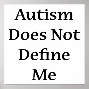 Poster L'autisme ne me définit pas