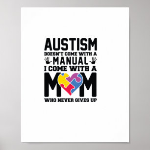 Poster L'autisme ne vient pas avec un manuel