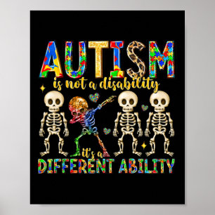 Poster L'autisme n'est pas un handicap C'est une capacité