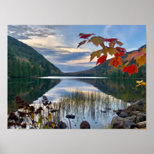 Poster L'automne à Bubble Pond à Acadia