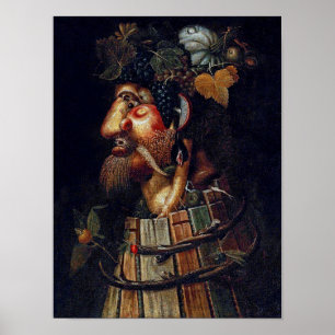 Poster L'automne, Arcimboldo
