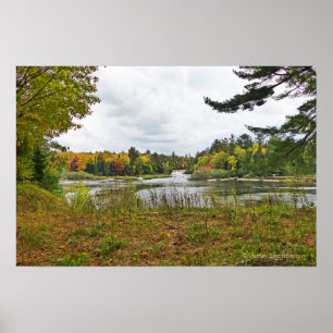 POSTER L'AUTOMNE ARRIVE DANS LA RÉGION DES CHUTES TAHQUAM