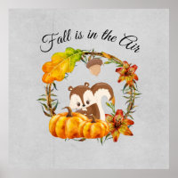 L'automne est dans la typographie aérienne avec éc