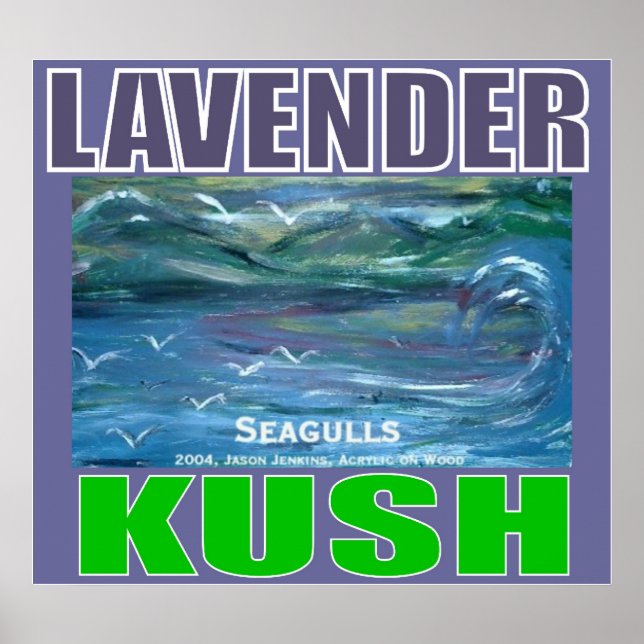 POSTER LAVANDE KUSH (Devant)