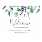 Lavande rustique et Mariage de bienvenue Eucalyptu