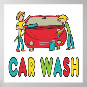 Poster Lave-auto