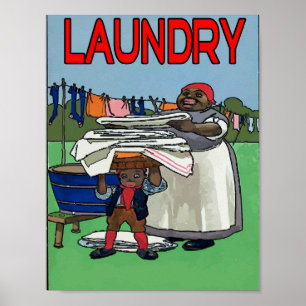 Poster Lave-linge