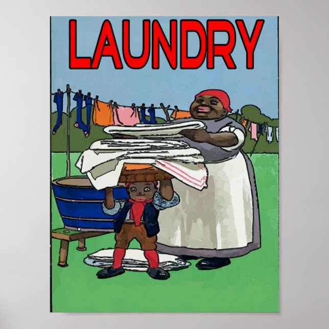 Poster Lave-linge (Devant)