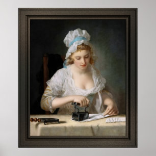 Poster Lave-linge de maison repassage par Henry Robert Mo