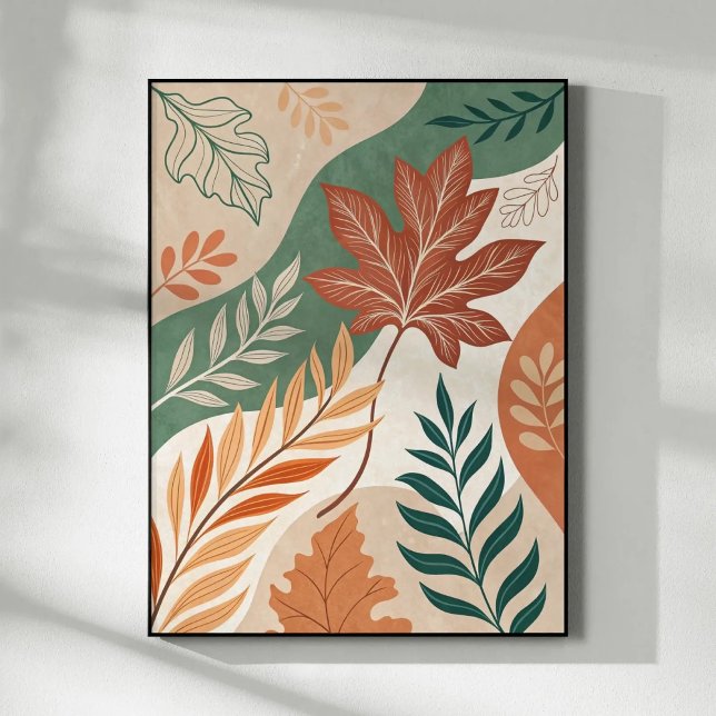 Poster L'avènement de l'automne : un voyage botanique Abs (Créateur téléchargé)