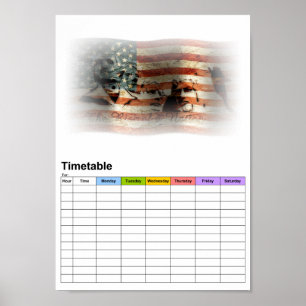 Poster L'avènement d'une nation / Timetable