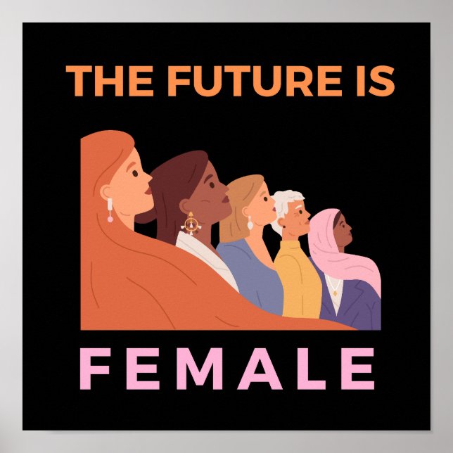 Poster L'Avenir Est Féminin (Devant)