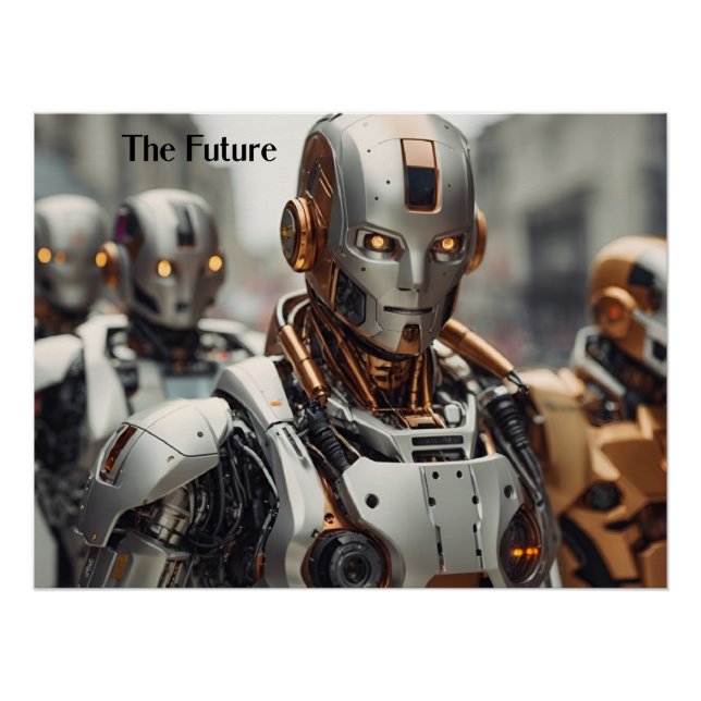 Poster L'Avenir, Les Robots En Roaming, (Devant)