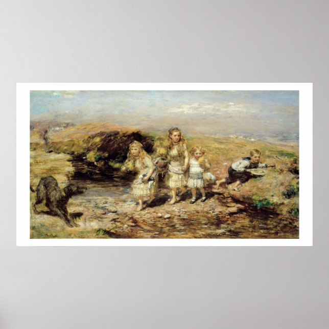 Poster L'aventure, 1883 (huile sur toile) (Devant)