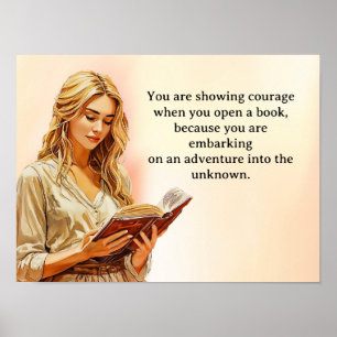 Poster L'aventure de lire un livre