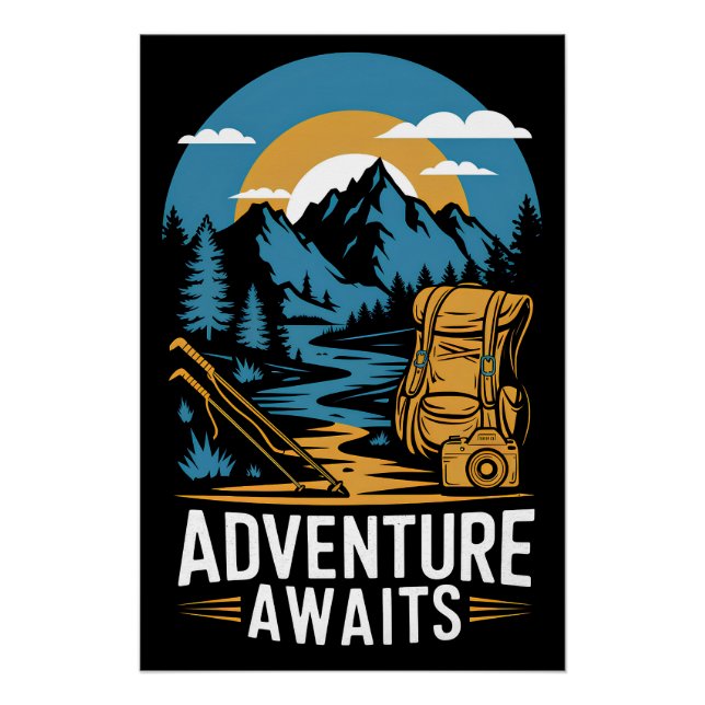 Poster L'aventure vous attend (Devant)