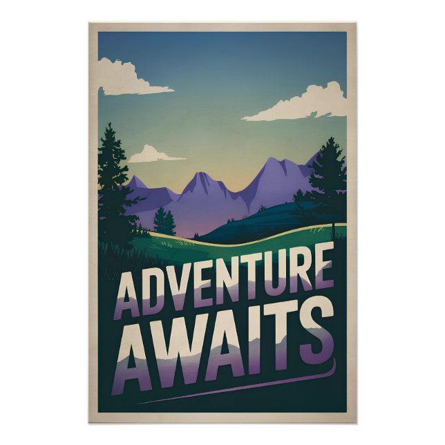 Poster L'aventure vous attend (Devant)