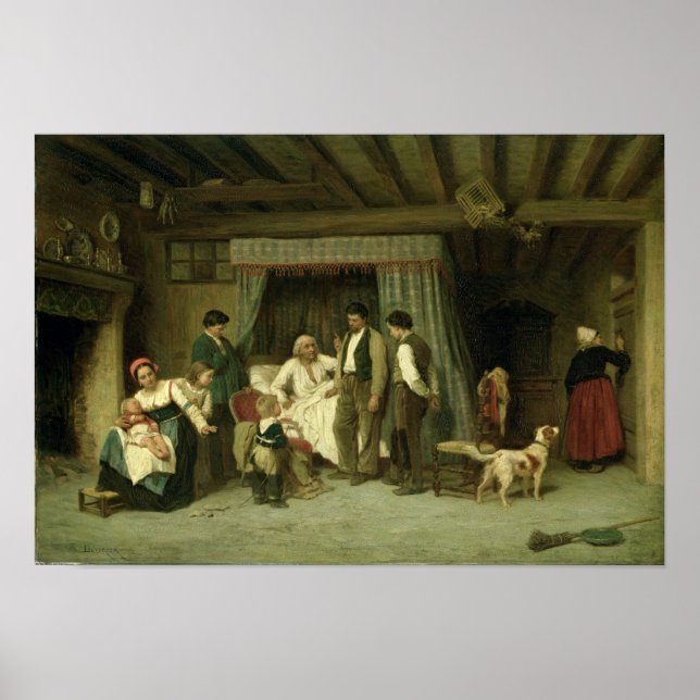 Poster L'avertissement final, 1886 (Devant)