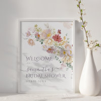 Lavis Floral Violet Mariage de Printemps