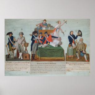 Poster Lavoisier, Comite de Surete Generale