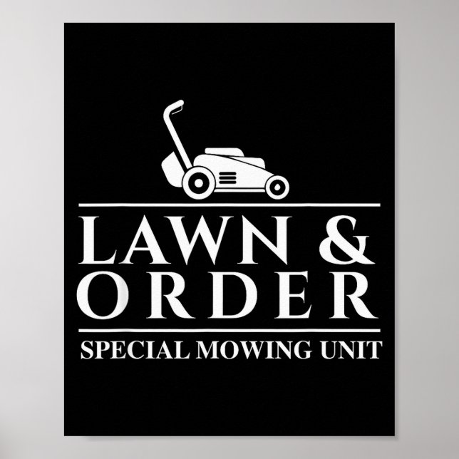 Poster Lawn &amp; Order Special Mowing Unit - Gardening L (Devant)