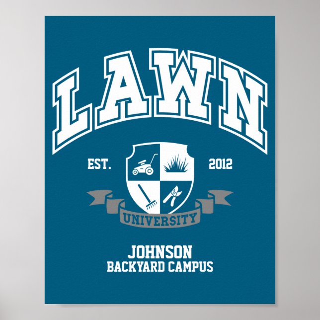 Poster Lawn Mowing Funny Yard Work For Dad Grandpa _1  (Devant)